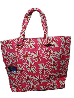 uk print Pattern Canvas Beach bag