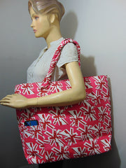 uk print Pattern Canvas Beach bag