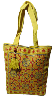 Block print Canvas tote bag