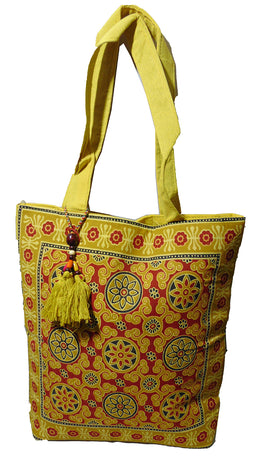 Block print Canvas tote bag