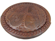 heart shape Round shape Wood Collapsible Basket