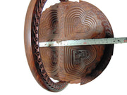 heart shape Round shape Wood Collapsible Basket