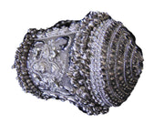 Silver Metallic Mesh Evening Bag