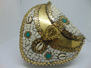 Heart Shape Mosaic Clutch Bag