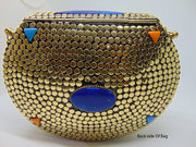 Golden Sling bag Girl party clutch