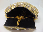 Metal bag bridal Party Sling Clutch