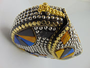 Metal Bag Multi Colour Resin Stone Beads