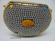 Metal Bag Multi Colour Resin Stone Beads