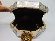 Octagonal Box Clutch Women Shell