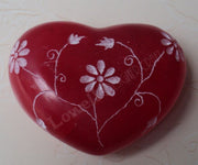 ITALIAN STONE PAPER WEIGHT HEART
