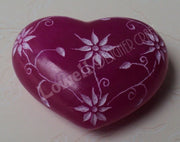 ITALIAN STONE PAPER WEIGHT HEART