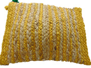 Hand woven Jute fiber clutch bag