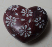 SOAP STONE PAPER WEIGHT HEART