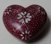 SOAP STONE PAPER WEIGHT HEART
