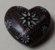 SOAP STONE PAPER WEIGHT HEART