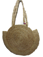 Hand woven Jute beach bag