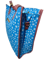 star print Canvas Beach bag