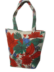 flower Canvas Beach bag