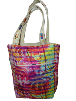 beach print Pattern Canvas Beach bag
