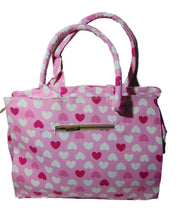 Heart print canvas Beach bag Tote Bag