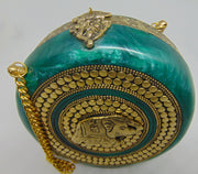 Resin Acrylic Round Box Clutch & Purse