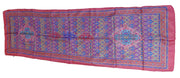 zeometric Print long Silk Scarf