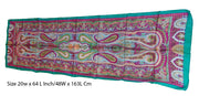 Temple design Print long Silk Scarf