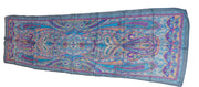 Pot paisly design Print long Silk Scarf