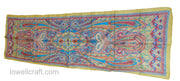 Pot paisly design Print long Silk Scarf