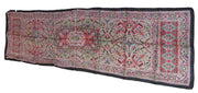 Geometric design Print long Silk Scarf