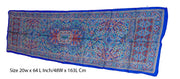 Geometric design Print long Silk Scarf