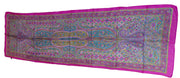 Geometric paisley design Print long Silk Scarf