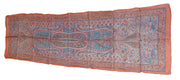 Geometric paisley design Print long Silk Scarf