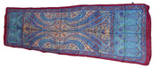 Geometric paisley design Print long Silk Scarf
