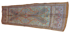 Mix design Print long Silk Scarf