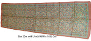 Mix design Print long Silk Scarf