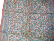 Mix design Print long Silk Scarf