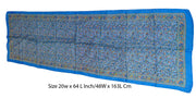 Mix design Print long Silk Scarf