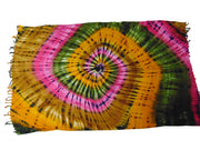 Tie Dye Spiral Psychedelic Art sarong praeo