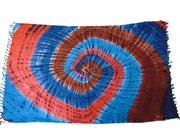 Tie Dye Spiral Psychedelic Art sarong praeo