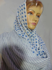 Modal flower print Hijab scarf