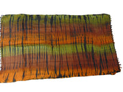 Rayon Women Long Swimwear Binding Pareo Tie Dye Sarong