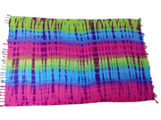 Rayon Women Long Swimwear Binding Pareo Tie Dye Sarong