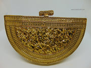 MOP Half Moon design clutch bag