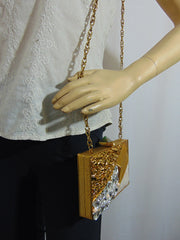 Handmade Beaded Pearl Wedding Clutch