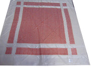 Red &Cream base leaf desgn arab arafat scarf