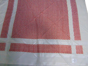 Red &Cream base leaf desgn arab arafat scarf