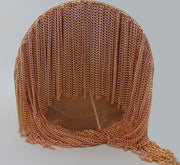 Metal mesh metal leaf with rhinestones potli bag