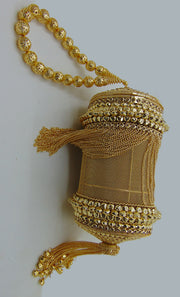 Metal mesh metal chain potli bag