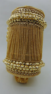 Metal mesh metal chain potli bag